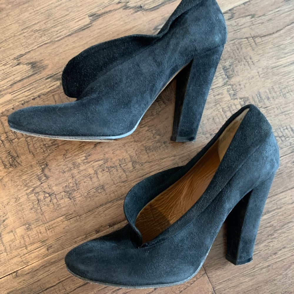 Chloe velvet 4in heel